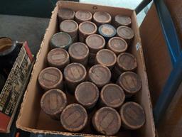 (BR2) LARGE LOT OF VINTAGE/ANTIQUE RADIO CYLINDERS, SOME WITH ORIGINAL BOXES.