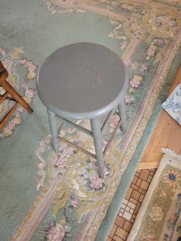 Vintage Wooden Stool $1 STS
