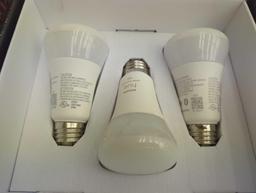Philips Hue 75-Watt Equivalent A19 Smart Wi-Fi LED Color Changing Light Bulb Starter Kit (4 Bulbs