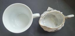 Creamer and Tea Cup $1 STS