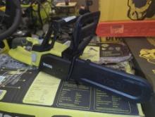 RYOBI (Tool ONLY) ONE+ 18V 10 in. Battery Chainsaw (Tool Only), Model P546, Retail Price $119,