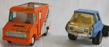 Vintage Tonka 1970s Pressed Metal Dump Truck Front 7.5 Long and Jewel Home Shopping Service Delivery