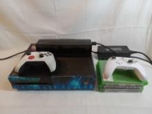 Xbox One with Kinect, 2 wireless controllers, 5 games, power cord