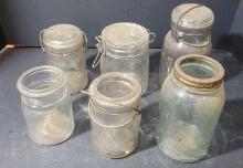Vintage Mason jars $5 STS