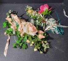 Vintage flower arrangements $5 STS