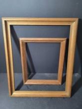 2 wooden picture frames $5 STS
