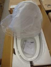 DEERVALLEY Tankless Elongated Electric Smart Toilet Bidet Seat for in White with Front/rear Wash,