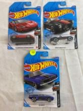 Brand New: 3 assorted Hot Wheels collectibles
