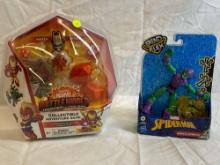 Set of Marvel toys and figurines