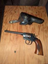 (GAR) IVER JOHNSON I.J.A C. WKS .22 LR Target revolver with 6" barrel 8 shot cylinder, Comes With