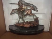 (DR) "The Final Charge" by C.A. Pardell, Mixed Media Sculpture, Retail Price $1,575, Approximate