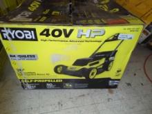 Ryobi 40V Brushless 20" Electric Self Propelled Mower Please Preview