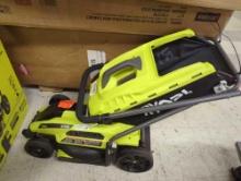 Ryobi 18v Lawn Mower, Includes Bagger, Please Preview