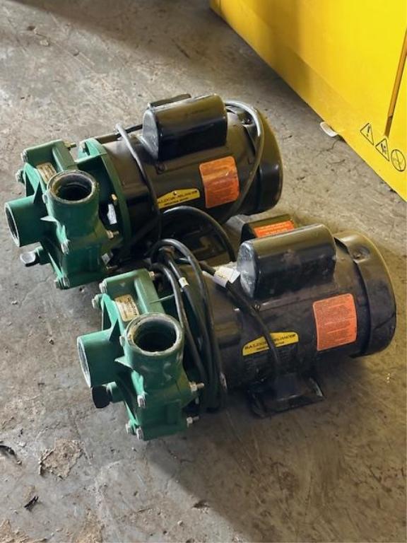 2 BALDOR RELIANCE INDUSTRIAL MOTORS