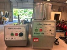 Two ROBOT COUPE Food Processors, Blixer BX6 & 5V - Base Units, Missing Some Accessories