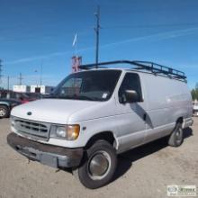 2000 FORD E-250 VAN, 5.4L TRITON, CARGO CONFIGURATION