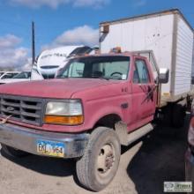 1994 FORD F350, 7.3L DIESEL, 4X4, DUALLY, STANDARD CAB, BOX WITH HEATER. UNKNOWN MECHANICAL PROBLEMS