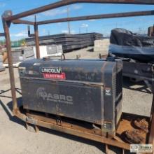 WELDER, LINCOLN CLASSIC 300D, 4 CYLINDER KUBOTA DIESEL ENGINE, SKID MOUNTED