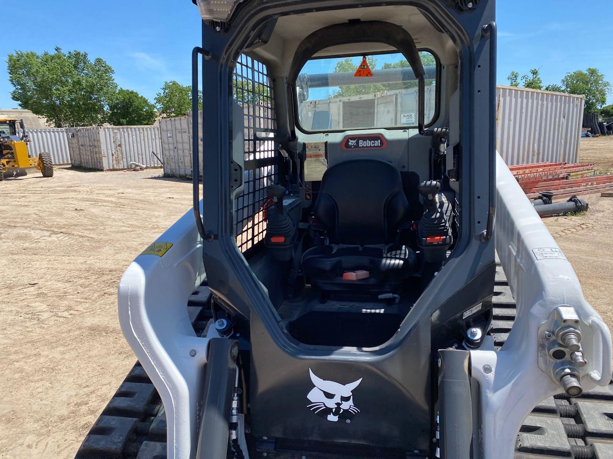 2023 BOBCAT T76 RUBBER TRACKED SKID STEER powered by diesel engine, equipped with rollcage,