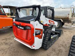 2023 BOBCAT T64 RUBBER TRACKED SKID STEER powered by diesel engine, equipped with rollcage,