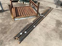 (4) 2IN. NEW GAS PIPE LOT OF 4 -10FT. PIECES SUPPORT EQUIPMENT