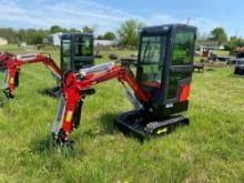NEW MIVA VA13C HYDRAULIC EXCAVATOR SN-240497 equipped with EROP, auxiliary hydraulics, front blade,