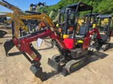 NEW LANTY LAT-13 HYDRAULIC EXCAVATOR SN-3231017, powered by gas engine, equipped with OROPS, front