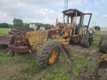 CAT 12G MOTOR GRADER SN:61M6326 powered by Cat diesel engine, equipped with EROPS, (no glass), 12ft.