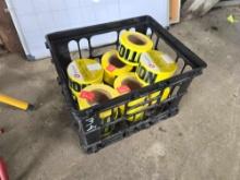 CASE OF CAUTION TAPE SUPPORT EQUIPMENT