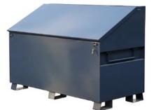 NEW THE SLOPE LID JOB SITE CHEST D6028 NEW SUPPORT EQUIPMENT Dual Locking Arm Hinges, Recessed