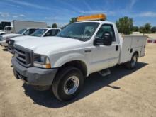 2004 FORD F250 PICKUP TRUCK VN:1FDNF21L14ED36530 4x4, powered by 5.4L V8 gas engine, equipped with