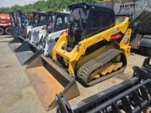 DEMO CAT 259DE RUBBER TRACKED SKID STEER... SN-921510 powered by Cat diesel engine, equipped with