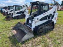 2018 BOBCAT T590 RUBBER TRACKED SKID STEER SN:ALJU26516 powered by diesel engine, equipped with