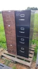 PALLET OF 4-DRAWER FILE CABINETS SUPPORT EQUIPMENT