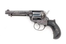 British Marked Colt Model 1877 Lightning Double Action Pocket Revolver