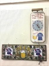 Lot of 2 Pabst Blue Ribbon Collectibles