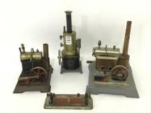 Group of Various Old Toy Steam Engines