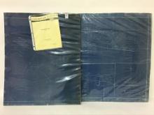 Lot of 2 Blue Prints of Illinois & Mississippi