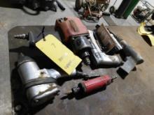 LOT: (2) Pnuematic Impact Wrenches & Assorted Pnuematic Tools (LOCATED IN MAINTENANCE AREA)