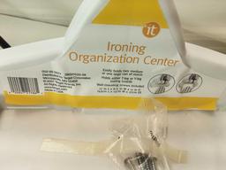 IRONING ORGANIZATION CENTER PLASTIC, NOT FOR HOT IRON! WALL MOUNT. EXTRA WALL MOUNT IRON HOLDER.