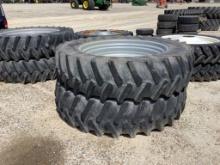 (4) Firestone 480/80R50 Tires & Rims