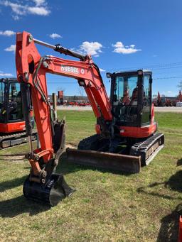 248 Kubota U55-4 Excavator w/ Hydraulic Thumb