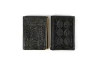 Pair of Illuminated Style Antiquarian Books by Noel Humphreys Ca. Late 1800s, Gutta Percha Covers