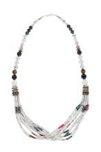 Navajo Tommy & Rose Singer White Buffalo Necklace