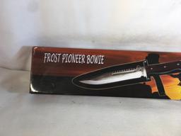 New Collector Frost Pioneer Bowie 18-306PW  15"Bowie Stainless Steel Blade Pakkawood Handle 1680D