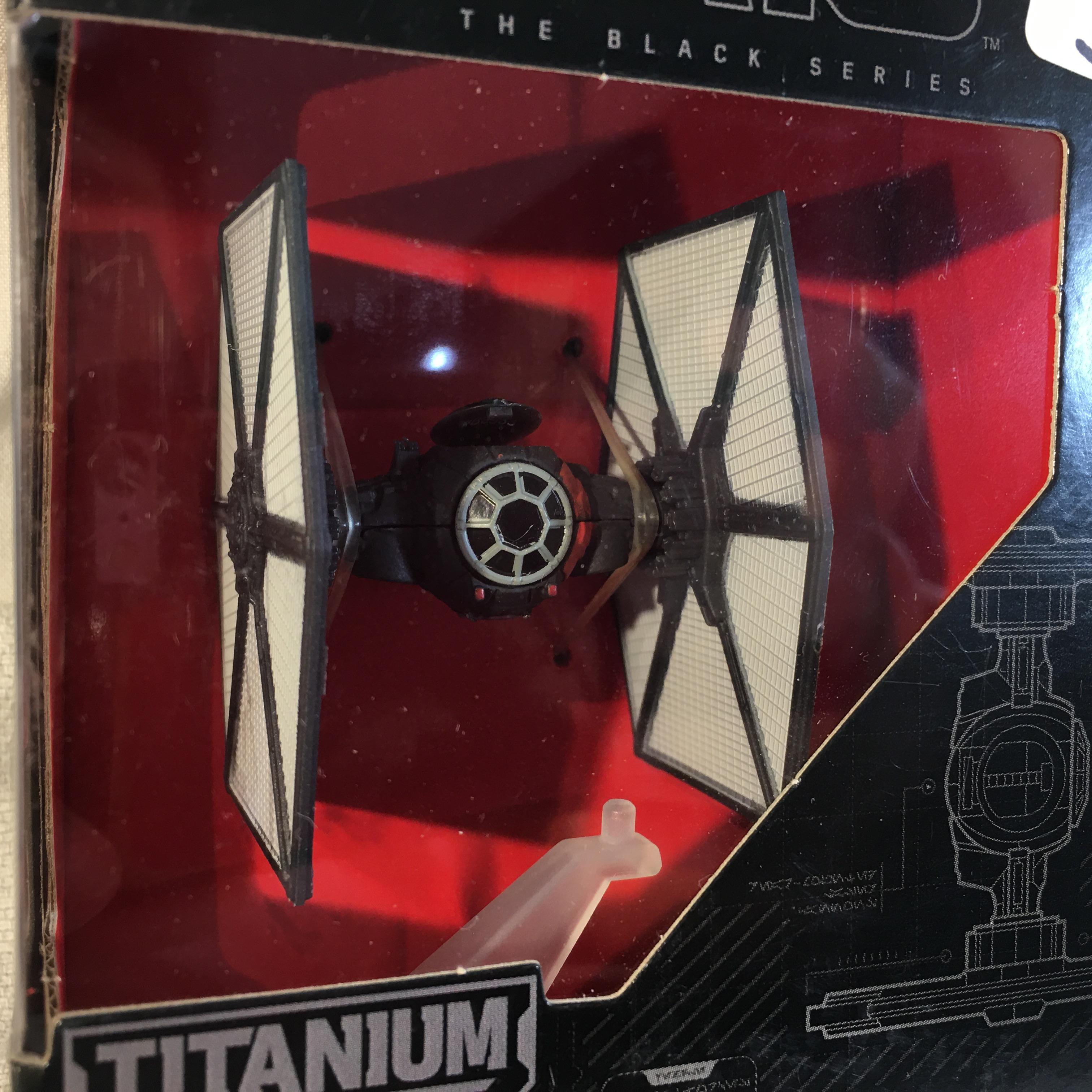 NIB Collector Star Wars The Black Series Titanium Series The Fighter #04 Size: 5x4"