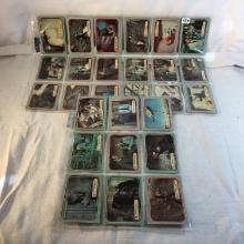 Lot of 27 Pcs Collector Vintage Trading Assorted Game Cards - See Pictures