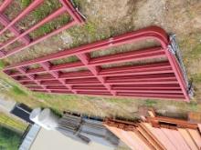 NEW TARTER RED AMERICAN 16' 6 BAR GATE WITH HARDWARE