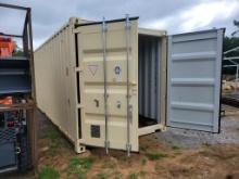 2022 BEIGE 20'X8' CXLC SHIPPING CONTAINER SN:CXLC2180299