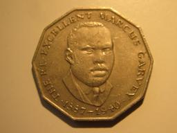 Foreign Coins: Jamaica 1975 50 Cents big coin